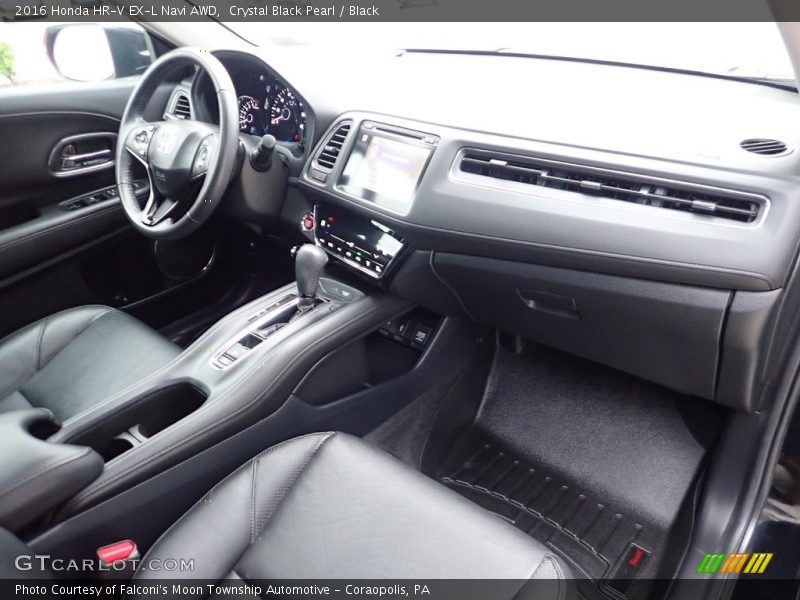 Crystal Black Pearl / Black 2016 Honda HR-V EX-L Navi AWD