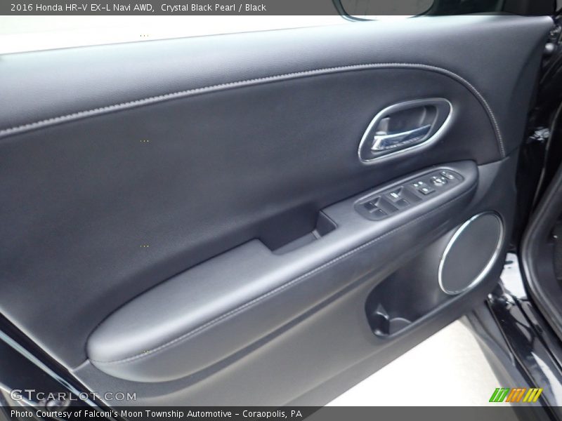 Crystal Black Pearl / Black 2016 Honda HR-V EX-L Navi AWD