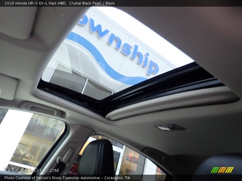 Crystal Black Pearl / Black 2016 Honda HR-V EX-L Navi AWD