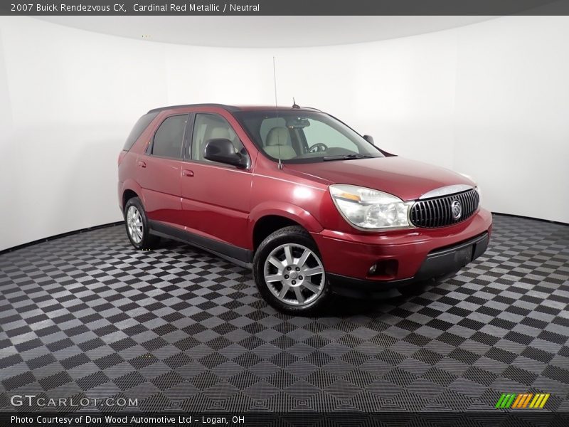 Cardinal Red Metallic / Neutral 2007 Buick Rendezvous CX