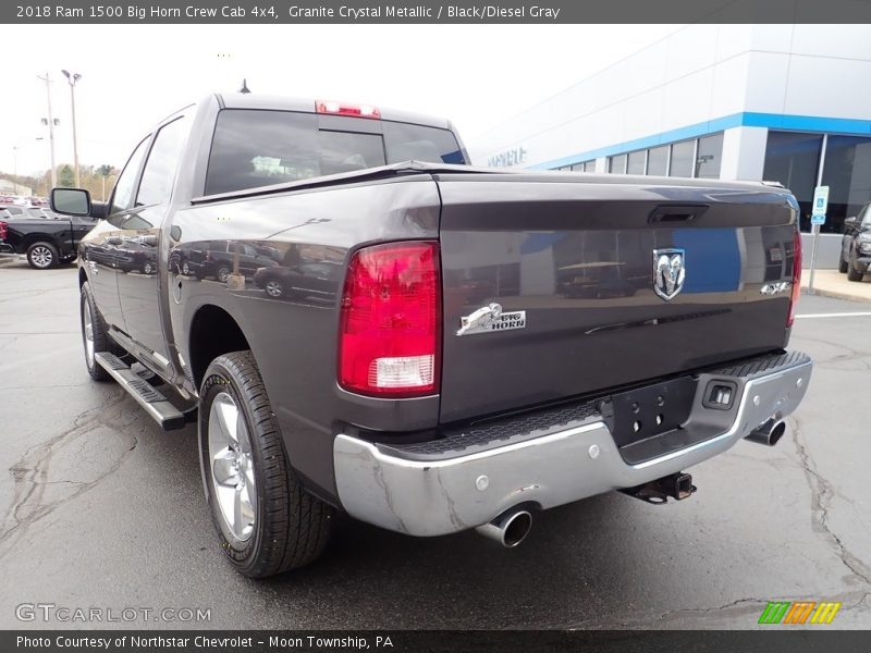 Granite Crystal Metallic / Black/Diesel Gray 2018 Ram 1500 Big Horn Crew Cab 4x4
