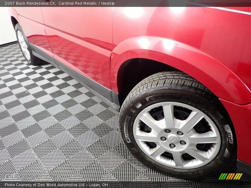 Cardinal Red Metallic / Neutral 2007 Buick Rendezvous CX