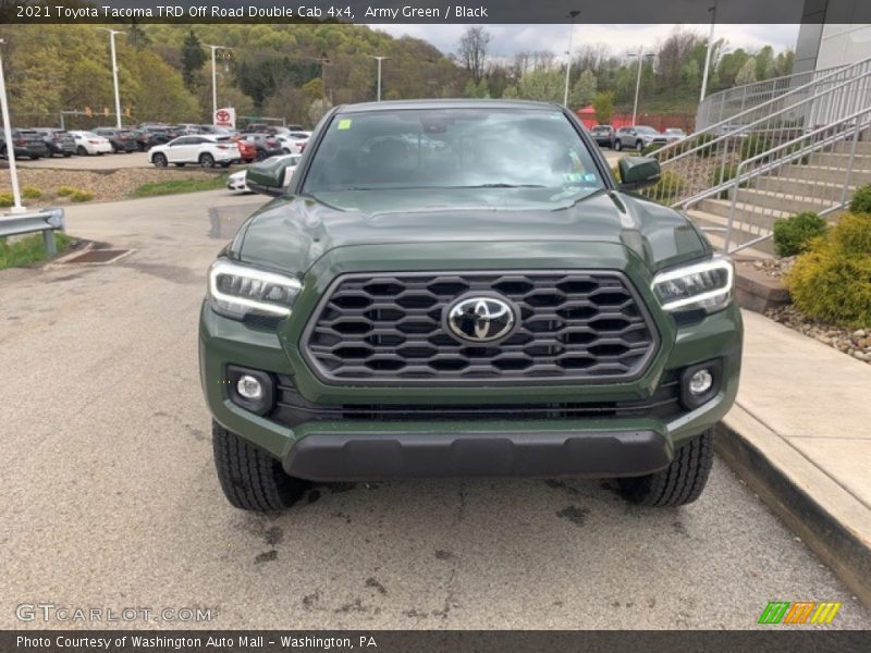 Army Green / Black 2021 Toyota Tacoma TRD Off Road Double Cab 4x4