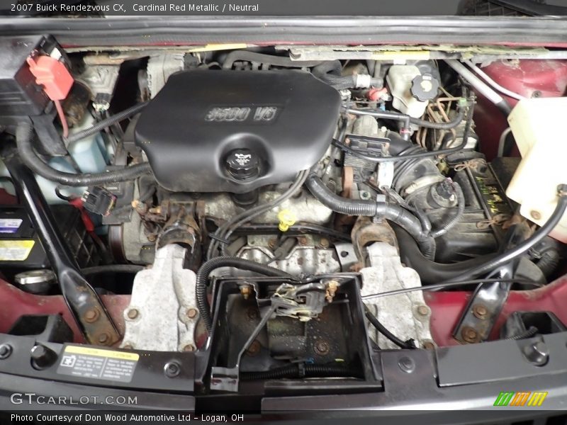 Cardinal Red Metallic / Neutral 2007 Buick Rendezvous CX