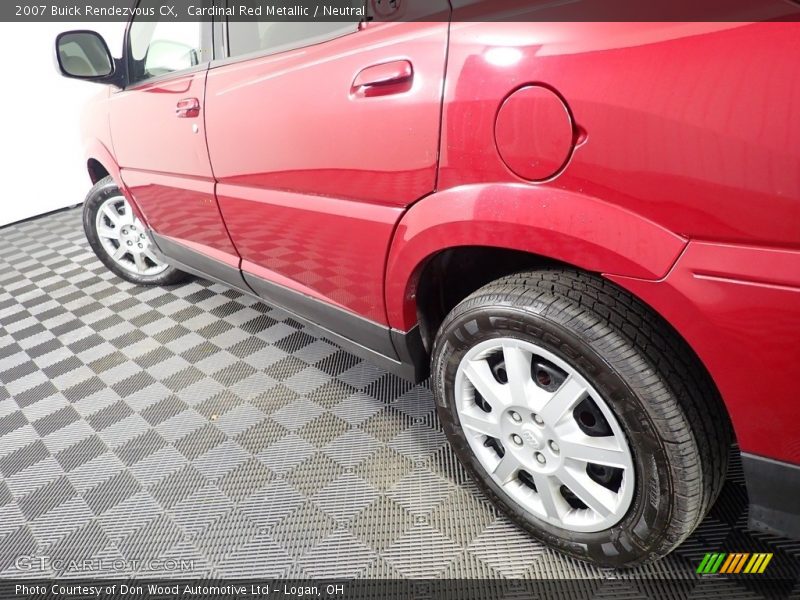 Cardinal Red Metallic / Neutral 2007 Buick Rendezvous CX
