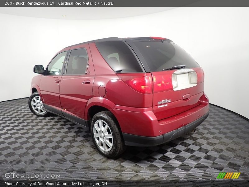 Cardinal Red Metallic / Neutral 2007 Buick Rendezvous CX