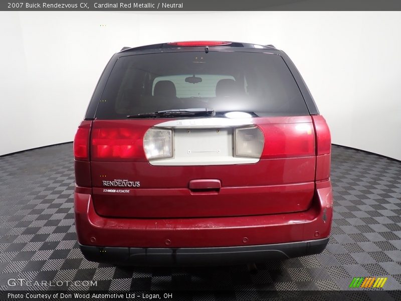 Cardinal Red Metallic / Neutral 2007 Buick Rendezvous CX
