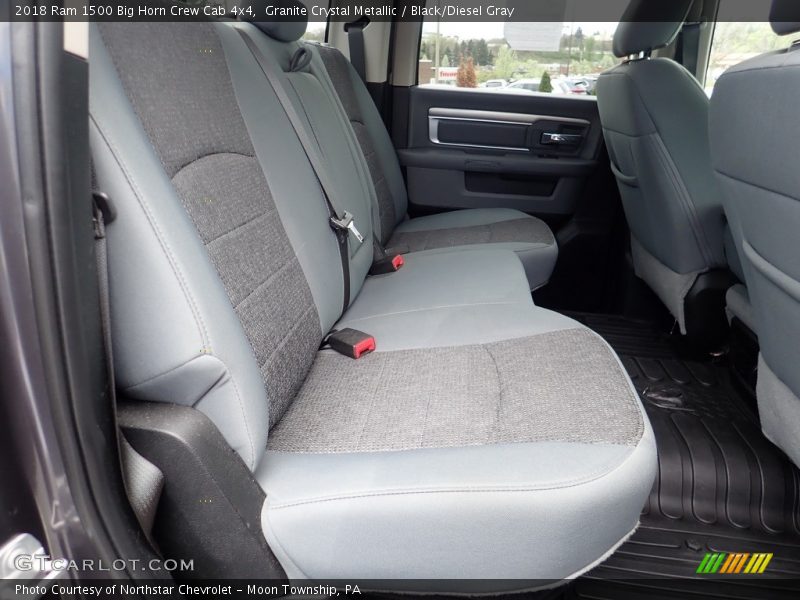 Granite Crystal Metallic / Black/Diesel Gray 2018 Ram 1500 Big Horn Crew Cab 4x4