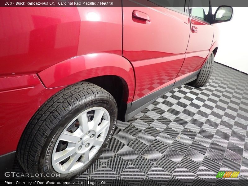 Cardinal Red Metallic / Neutral 2007 Buick Rendezvous CX