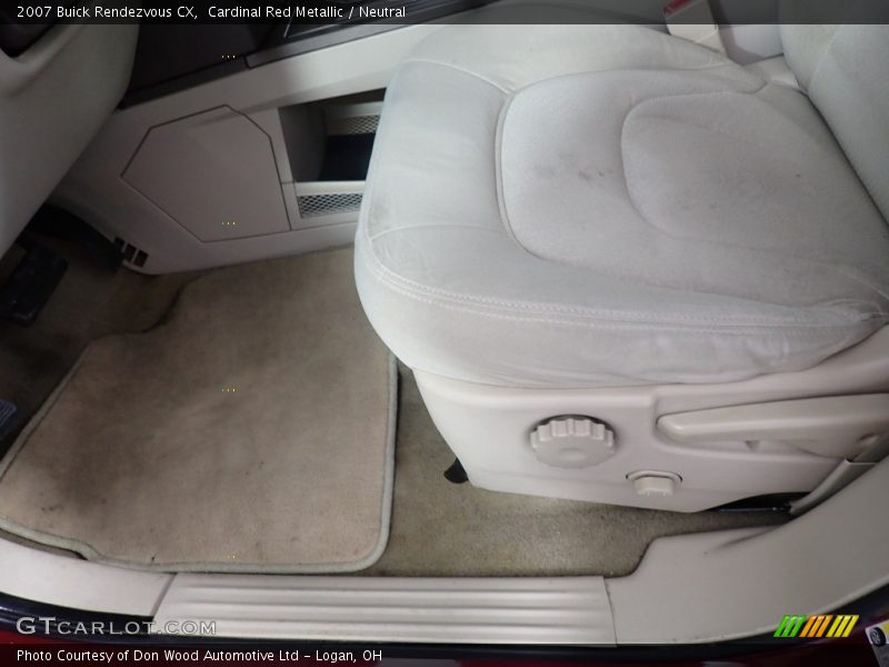 Cardinal Red Metallic / Neutral 2007 Buick Rendezvous CX