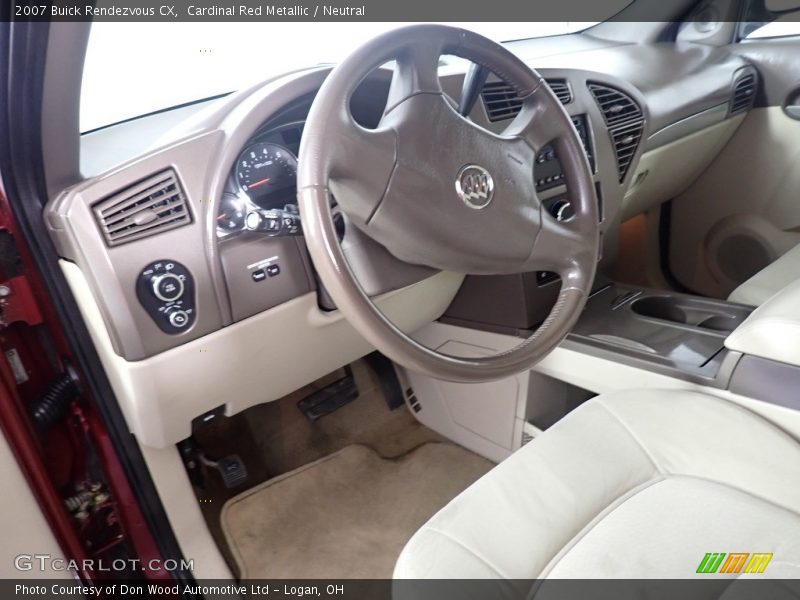Cardinal Red Metallic / Neutral 2007 Buick Rendezvous CX