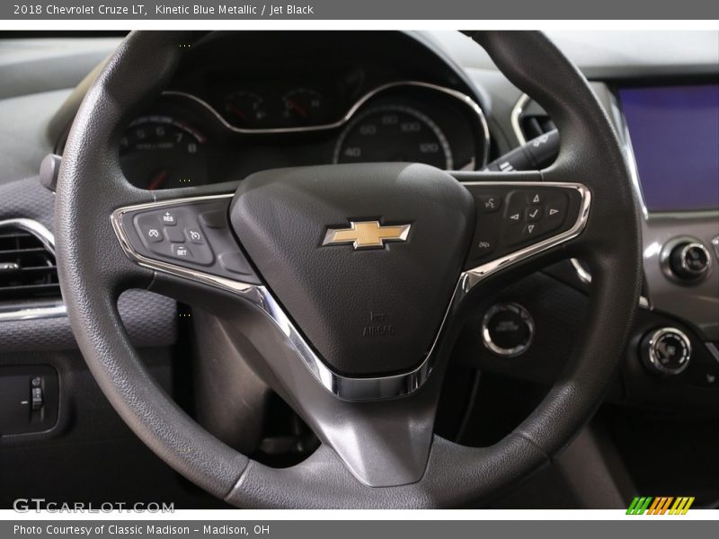 Kinetic Blue Metallic / Jet Black 2018 Chevrolet Cruze LT