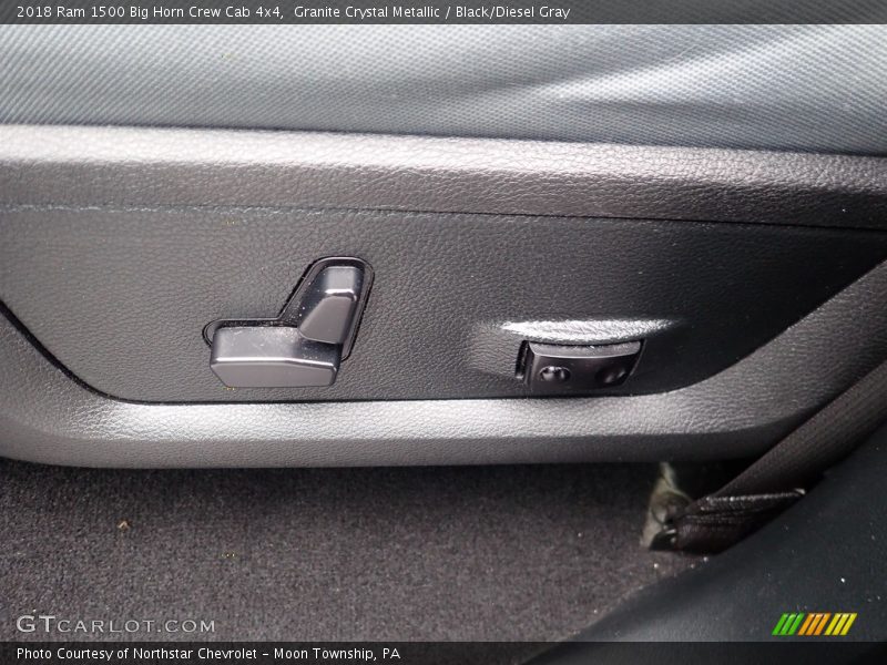 Granite Crystal Metallic / Black/Diesel Gray 2018 Ram 1500 Big Horn Crew Cab 4x4