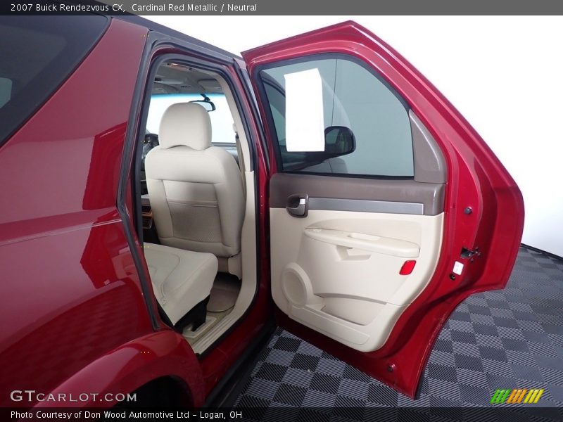 Cardinal Red Metallic / Neutral 2007 Buick Rendezvous CX