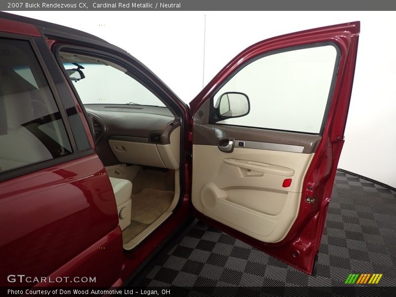 Cardinal Red Metallic / Neutral 2007 Buick Rendezvous CX