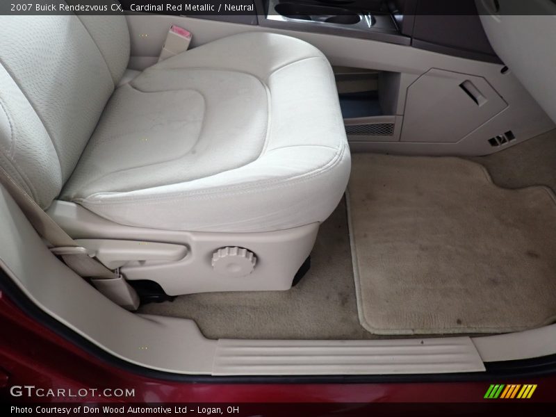 Cardinal Red Metallic / Neutral 2007 Buick Rendezvous CX