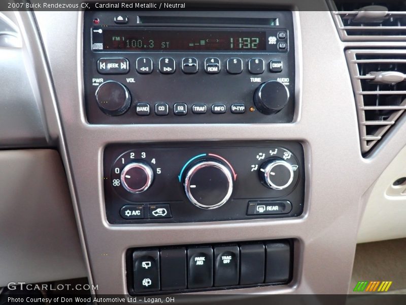 Cardinal Red Metallic / Neutral 2007 Buick Rendezvous CX