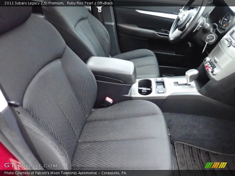 Ruby Red Pearl / Off-Black 2011 Subaru Legacy 2.5i Premium
