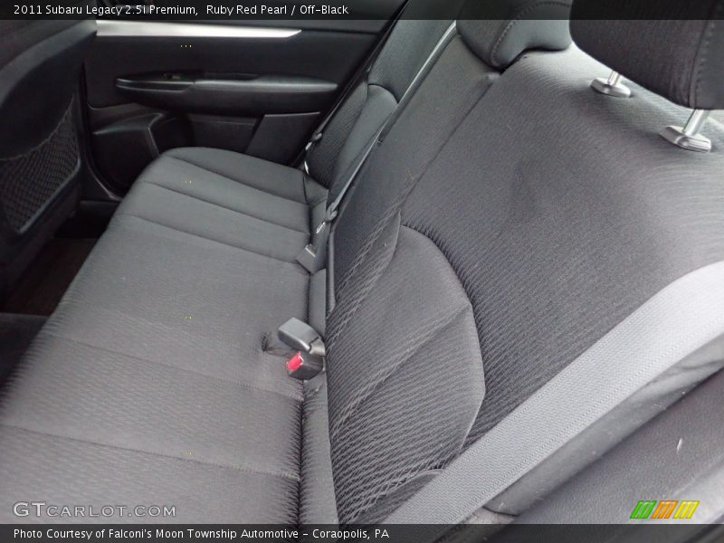 Ruby Red Pearl / Off-Black 2011 Subaru Legacy 2.5i Premium