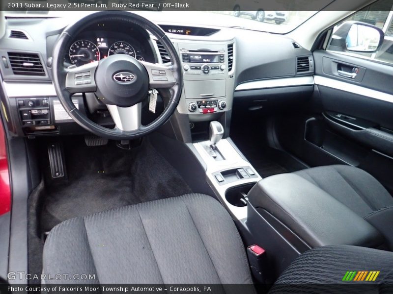Ruby Red Pearl / Off-Black 2011 Subaru Legacy 2.5i Premium