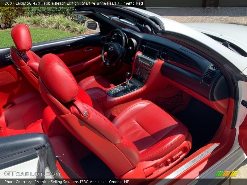 Starfire White Pearl / Pimento Red 2007 Lexus SC 430 Pebble Beach Edition