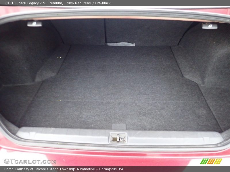 Ruby Red Pearl / Off-Black 2011 Subaru Legacy 2.5i Premium