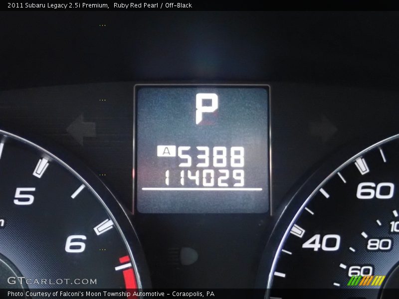 Ruby Red Pearl / Off-Black 2011 Subaru Legacy 2.5i Premium