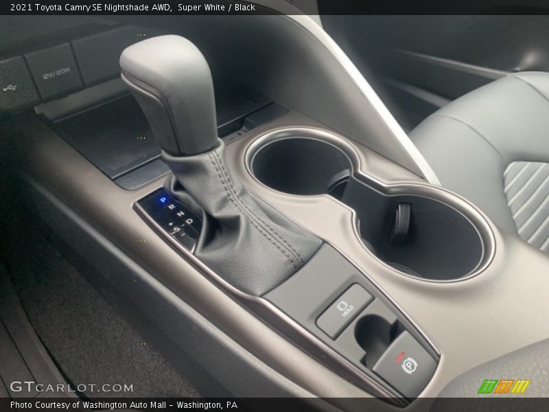 Super White / Black 2021 Toyota Camry SE Nightshade AWD