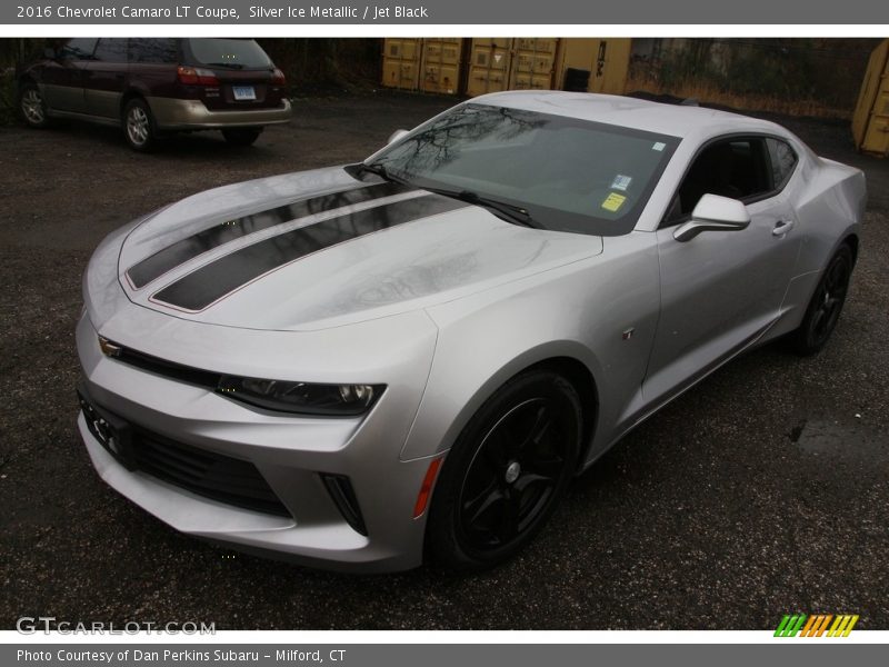 Silver Ice Metallic / Jet Black 2016 Chevrolet Camaro LT Coupe