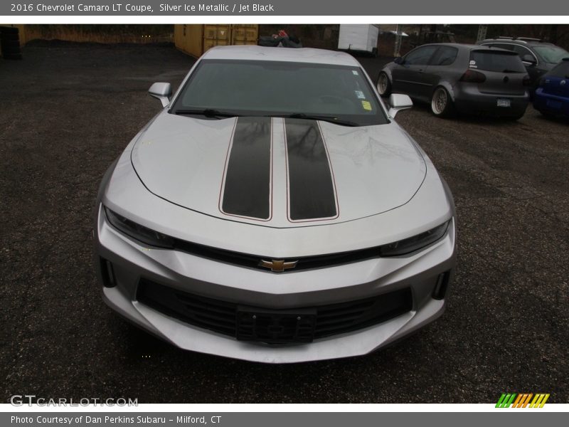 Silver Ice Metallic / Jet Black 2016 Chevrolet Camaro LT Coupe
