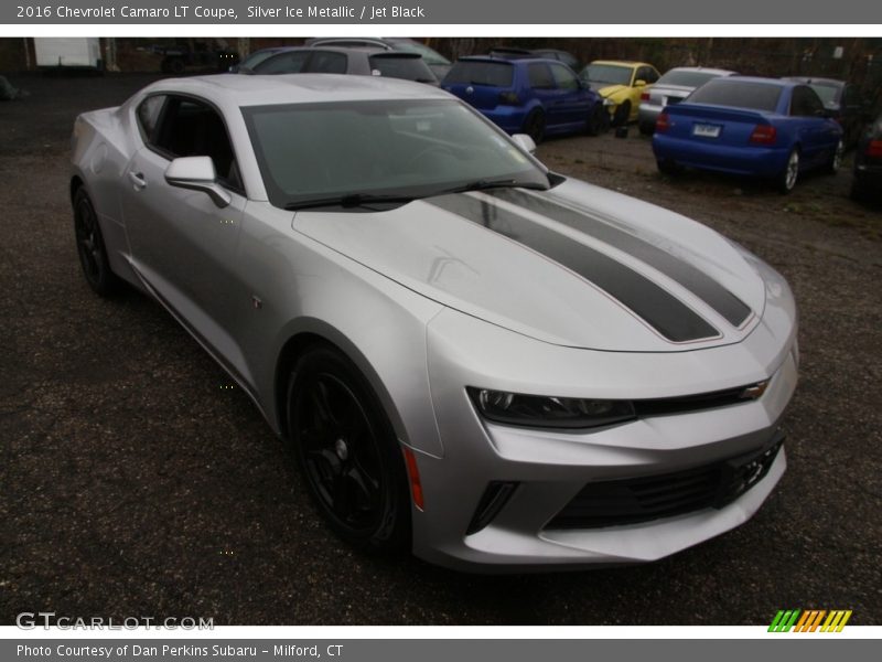 Silver Ice Metallic / Jet Black 2016 Chevrolet Camaro LT Coupe