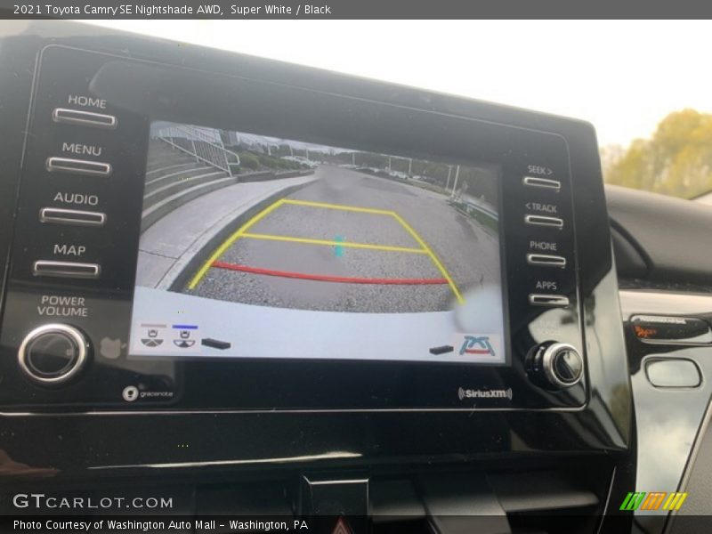 Super White / Black 2021 Toyota Camry SE Nightshade AWD