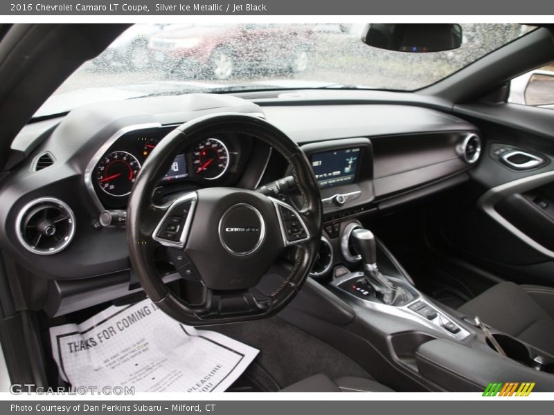 Silver Ice Metallic / Jet Black 2016 Chevrolet Camaro LT Coupe