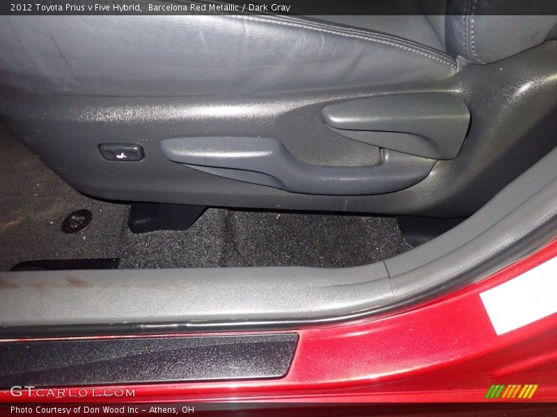 Barcelona Red Metallic / Dark Gray 2012 Toyota Prius v Five Hybrid