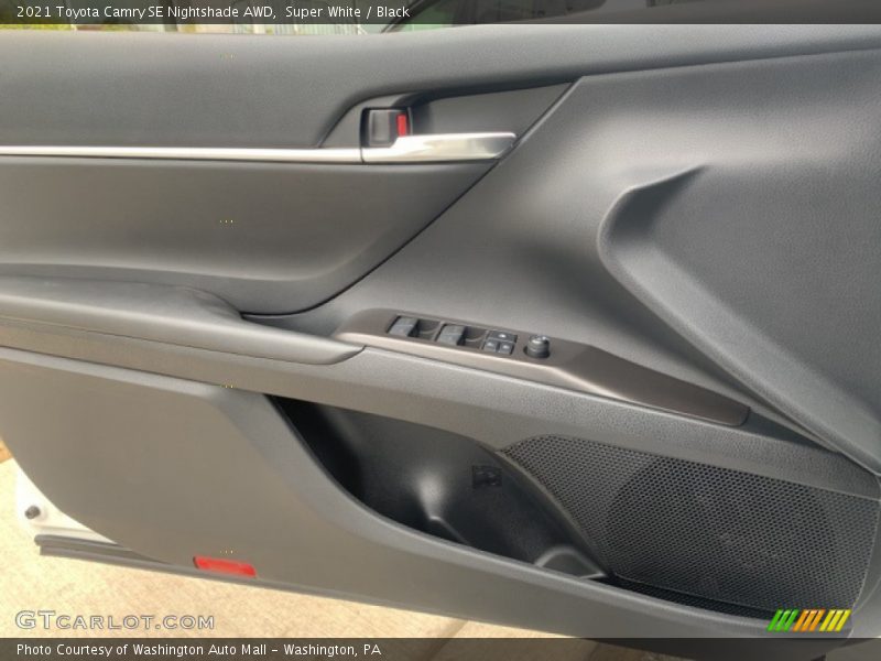 Super White / Black 2021 Toyota Camry SE Nightshade AWD
