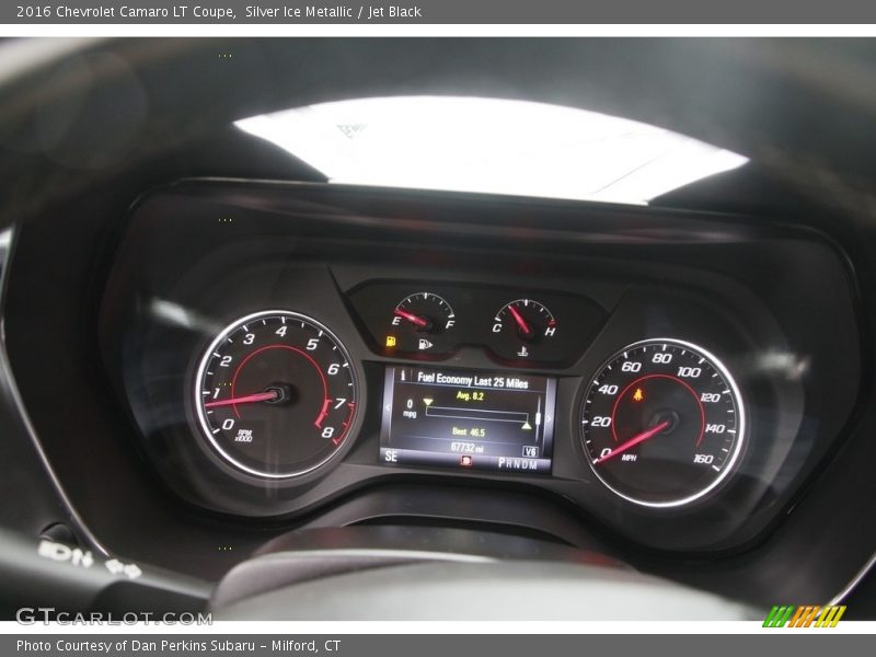 Silver Ice Metallic / Jet Black 2016 Chevrolet Camaro LT Coupe