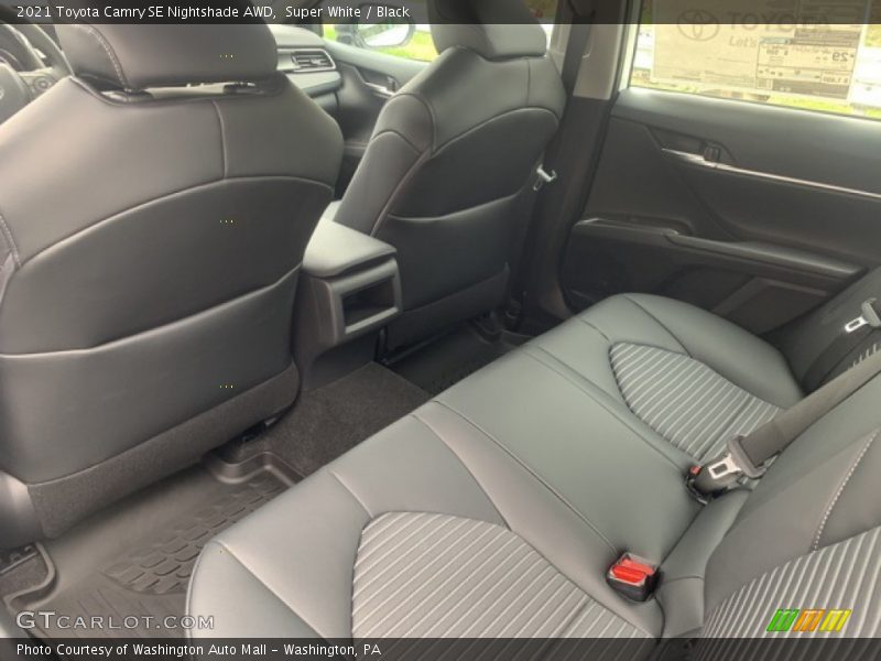 Super White / Black 2021 Toyota Camry SE Nightshade AWD
