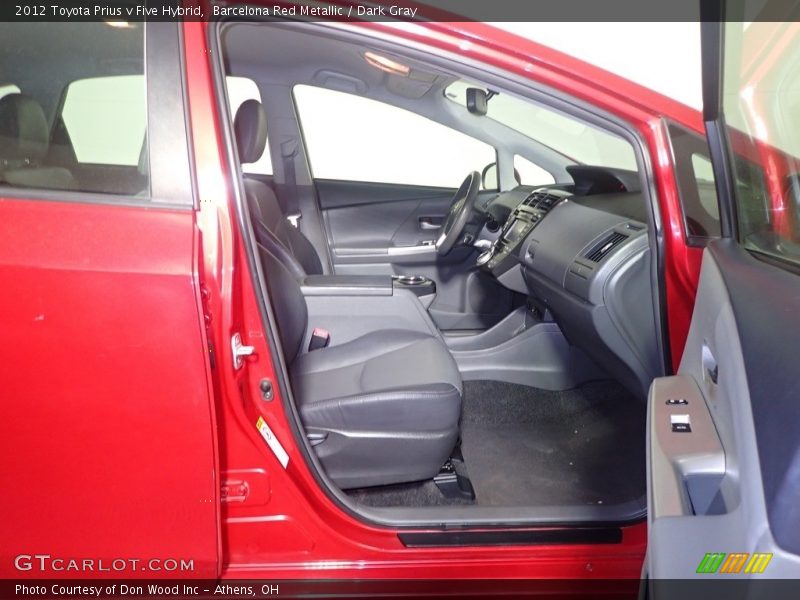 Barcelona Red Metallic / Dark Gray 2012 Toyota Prius v Five Hybrid