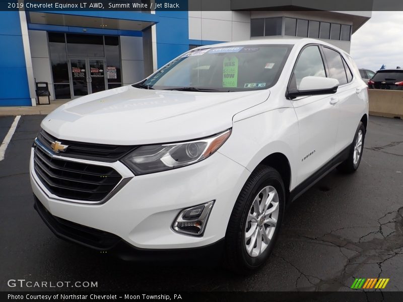 Summit White / Jet Black 2019 Chevrolet Equinox LT AWD