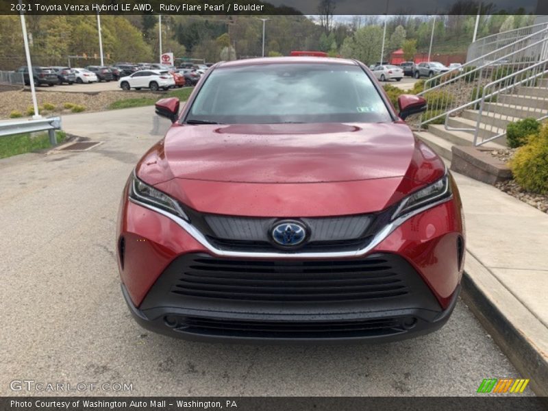 Ruby Flare Pearl / Boulder 2021 Toyota Venza Hybrid LE AWD