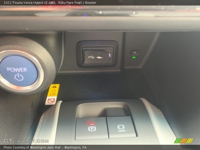 Ruby Flare Pearl / Boulder 2021 Toyota Venza Hybrid LE AWD