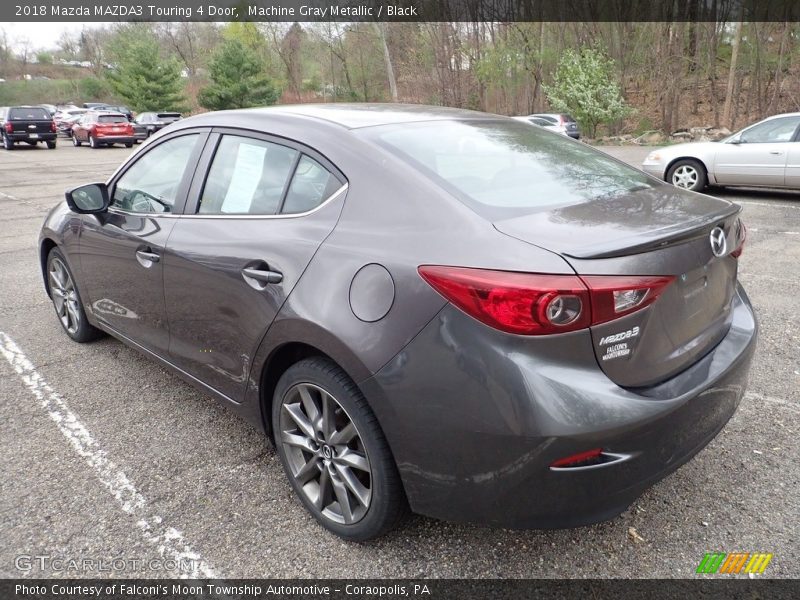 Machine Gray Metallic / Black 2018 Mazda MAZDA3 Touring 4 Door