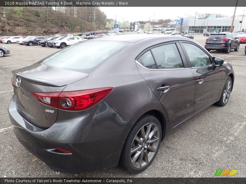 Machine Gray Metallic / Black 2018 Mazda MAZDA3 Touring 4 Door