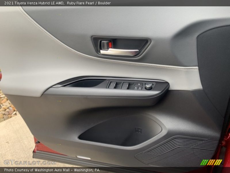 Ruby Flare Pearl / Boulder 2021 Toyota Venza Hybrid LE AWD