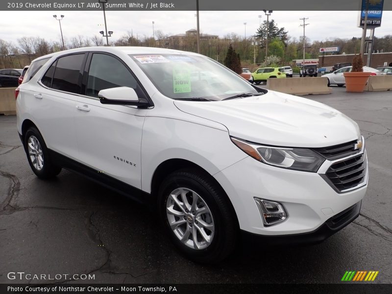 Summit White / Jet Black 2019 Chevrolet Equinox LT AWD