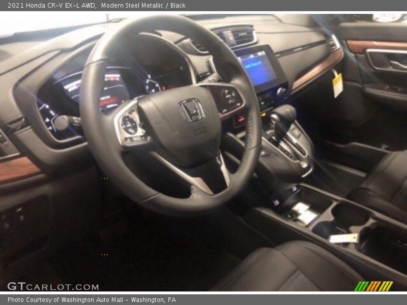 Modern Steel Metallic / Black 2021 Honda CR-V EX-L AWD