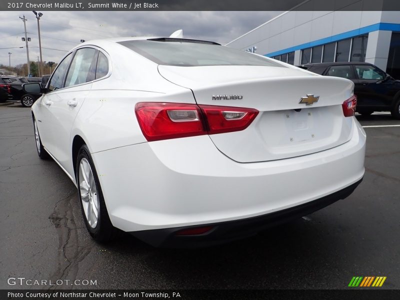 Summit White / Jet Black 2017 Chevrolet Malibu LT