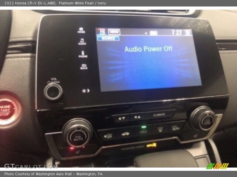 Platinum White Pearl / Ivory 2021 Honda CR-V EX-L AWD