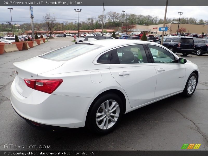 Summit White / Jet Black 2017 Chevrolet Malibu LT