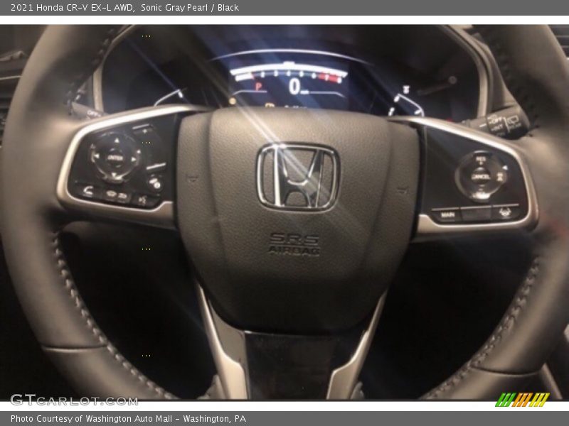 Sonic Gray Pearl / Black 2021 Honda CR-V EX-L AWD